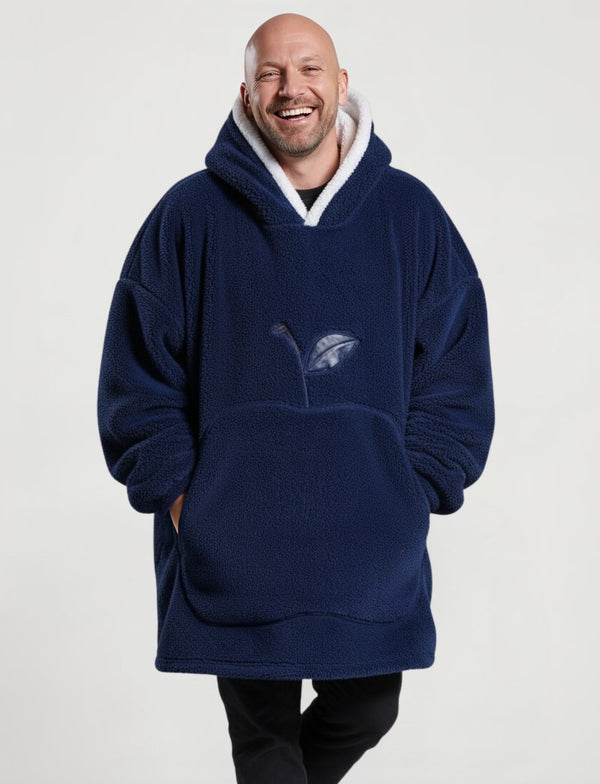 Pull Plaid Bleu Foncé