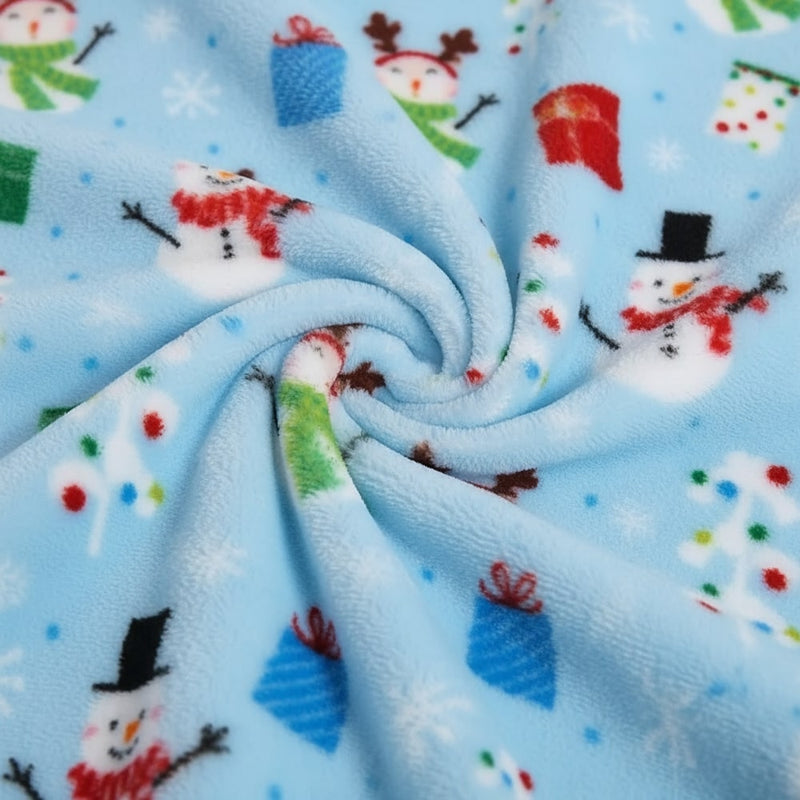 Pull Plaid Bleu Noël