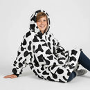 Pull Plaid Enfant Vache