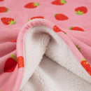 Pull Plaid Moelleux Fraise
