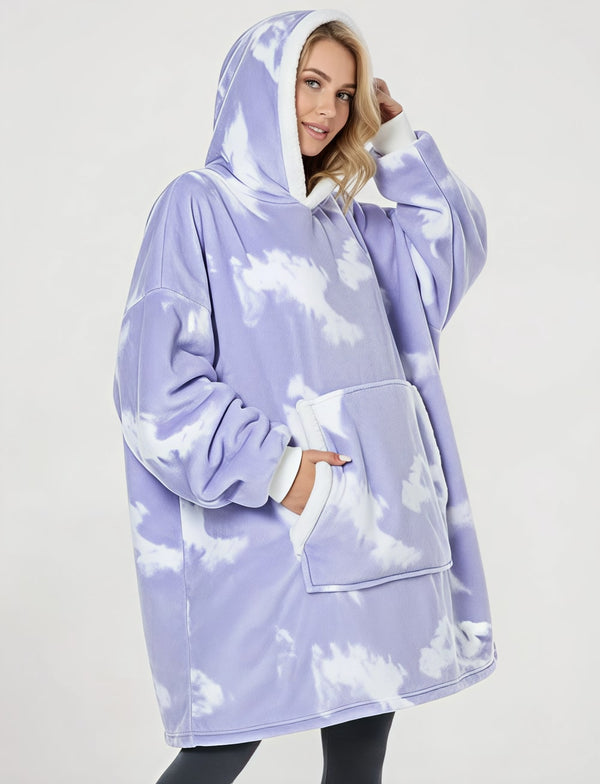 Pull Plaid Nuage Mauve