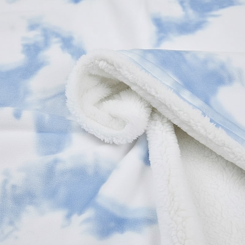 Sweat Plaid Ciel Bleu