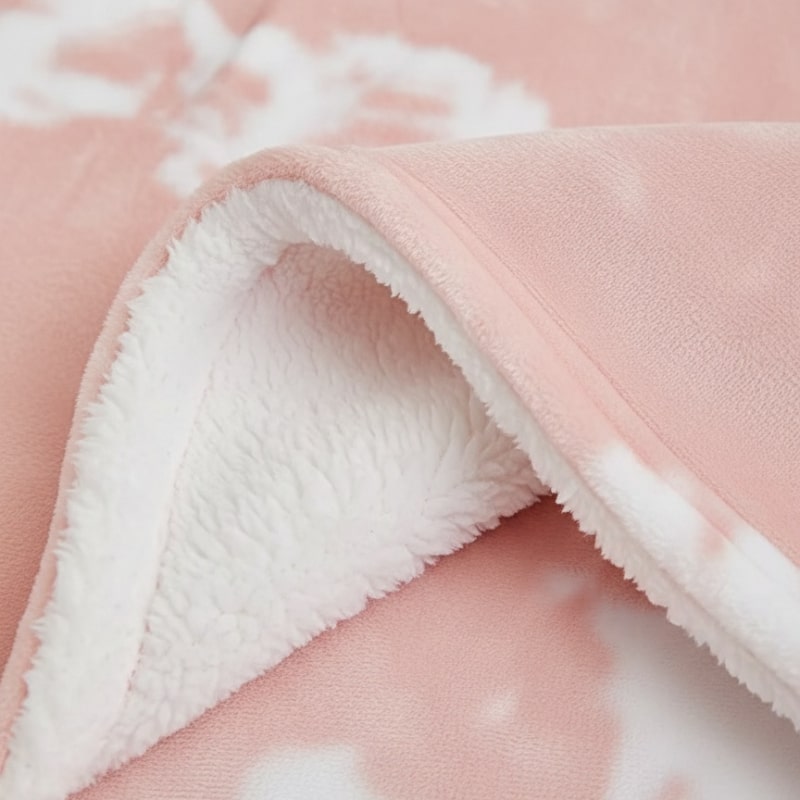 Sweat Plaid Ciel Rose