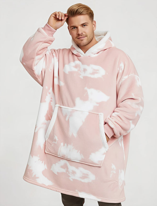 Sweat Plaid Ciel Rose