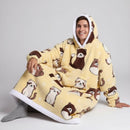 Sweat Plaid Douceur Polaire