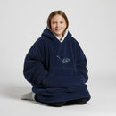 Sweat Plaid Enfant Bleu Marine