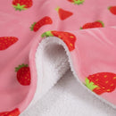 Sweat Plaid Enfant Fraise