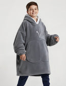 Sweat Plaid Enfant Gris