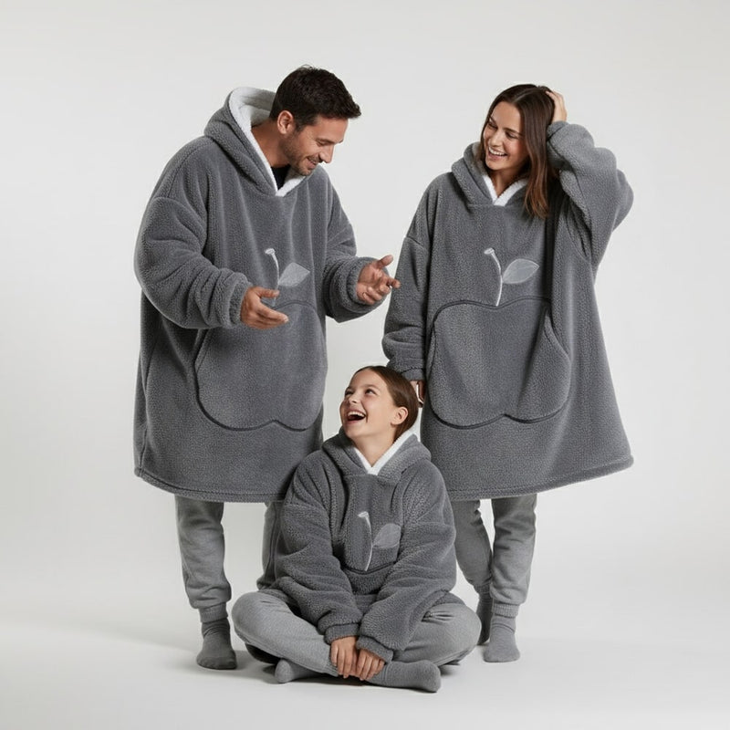 Sweat Plaid Enfant Gris