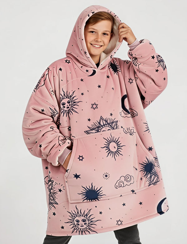 Sweat Plaid Enfant Lune