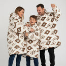 Sweat Plaid Enfant Géométrique