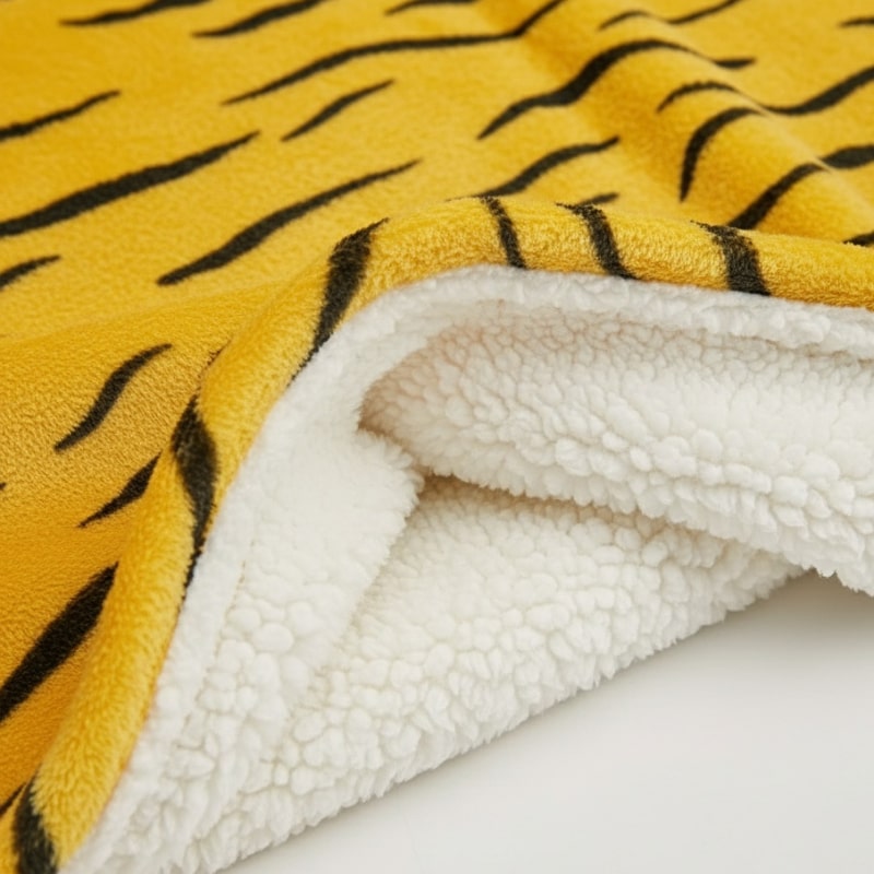 Sweat Plaid Motif Tigre