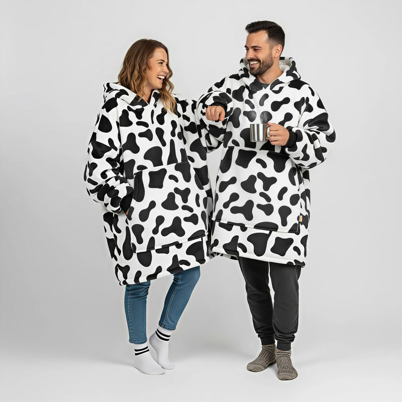 Sweat Plaid Vache