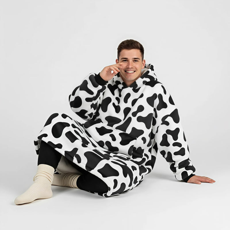 Sweat Plaid Vache