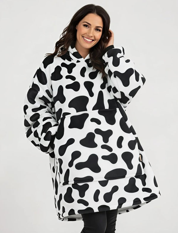 Sweat Plaid Vache